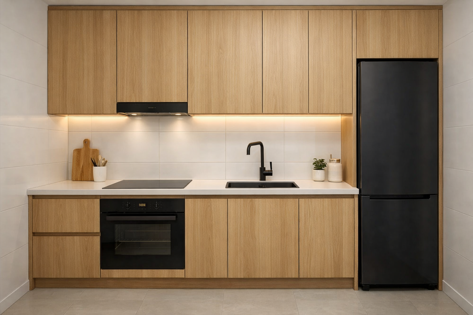 Cocina después de la reforma en Barcelona