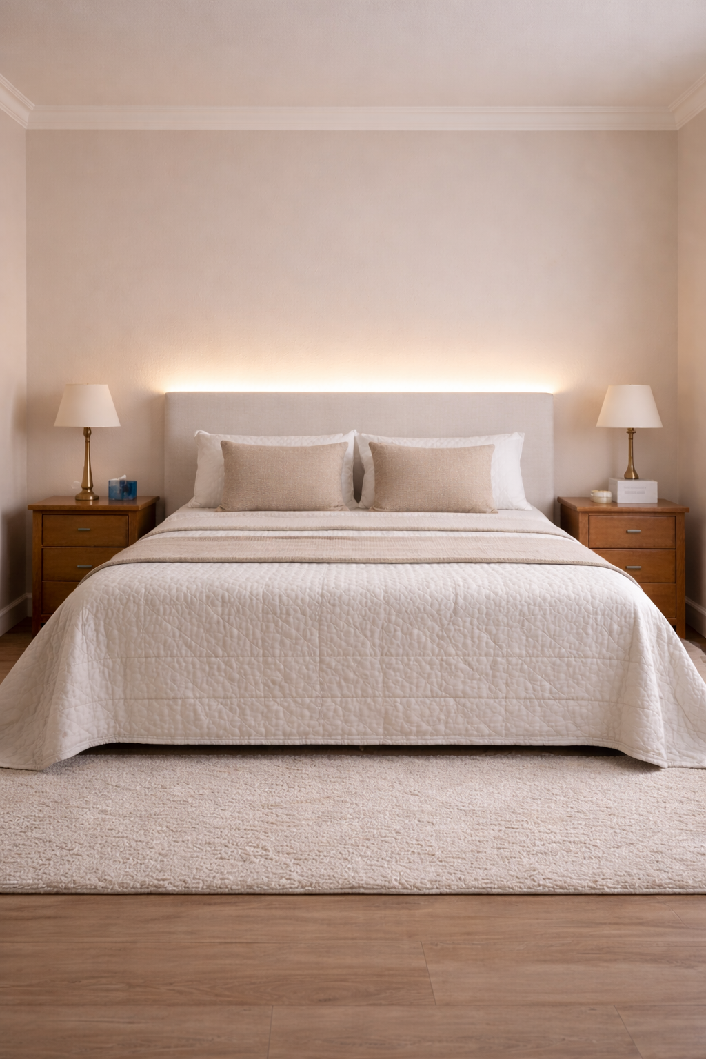 Dormitorio después de la reforma en Barcelona